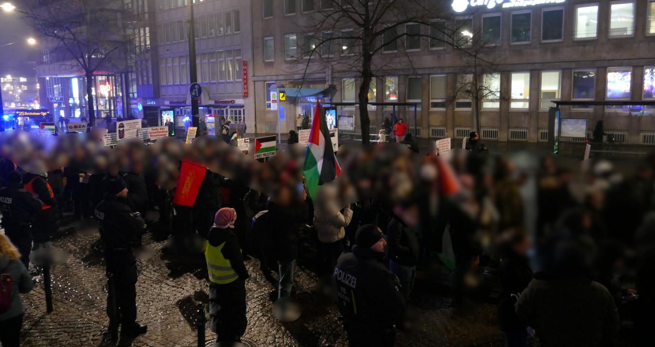 Palästina Demonstration Bremen Aktionswoche Dezember 2023 I