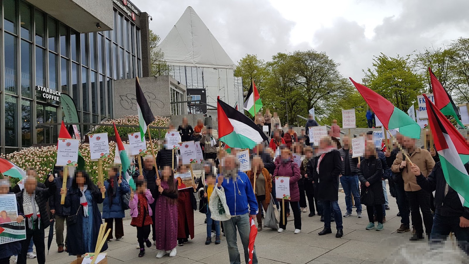 Demonstrationen und Kundgebungen in verschiedenen europäischen Ländern am Tag der Al Nakba 2