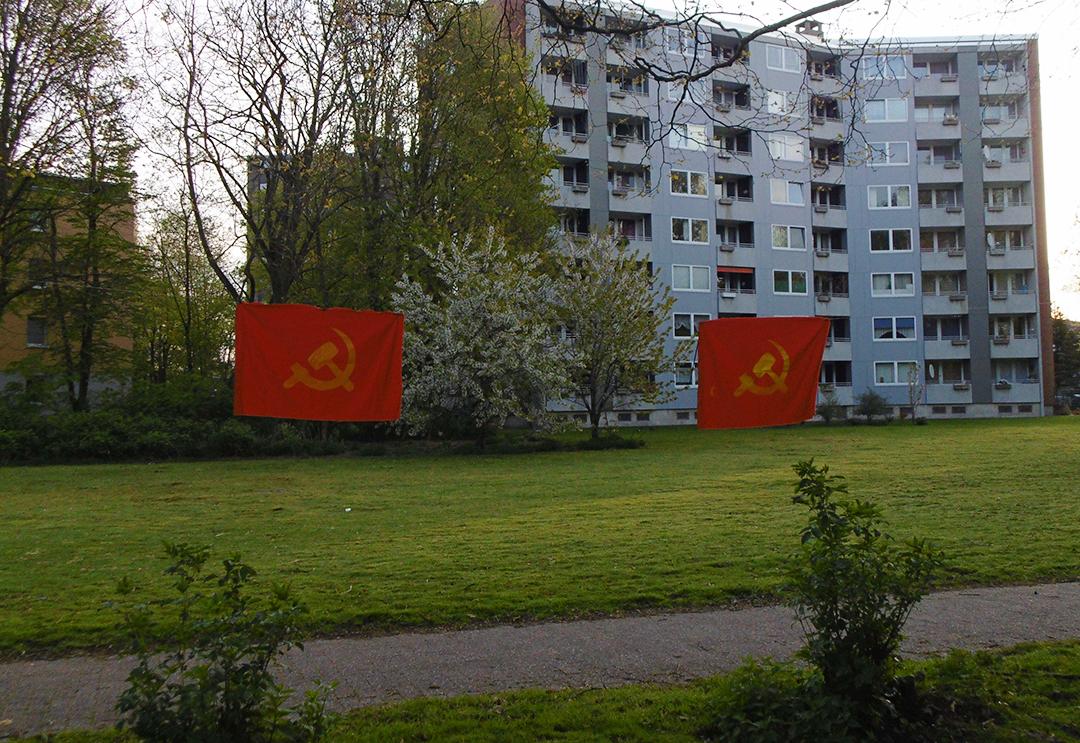 1Mai2023 Oldenburg Fahnen 3