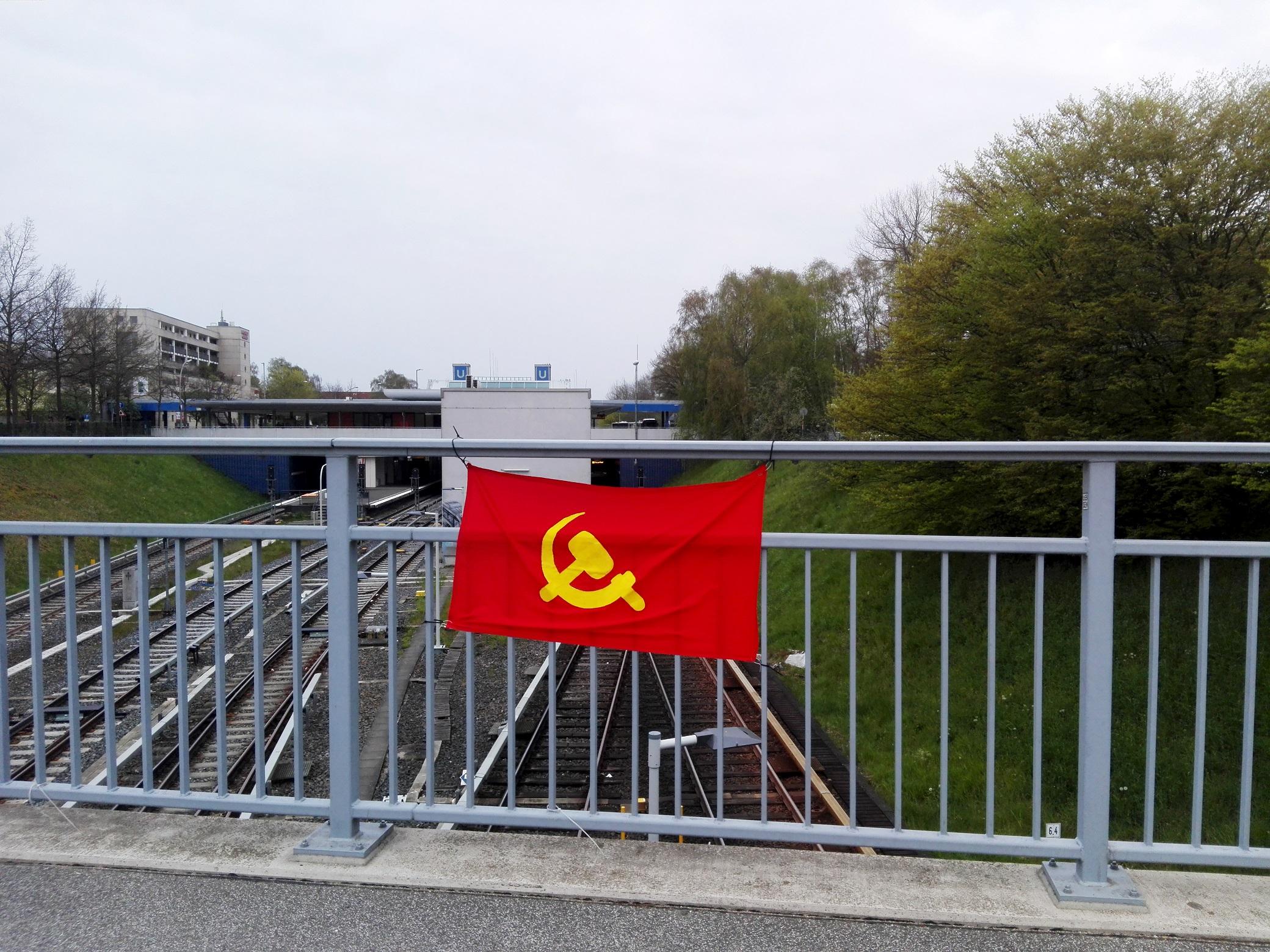 1. Mai 2021 Beflaggung Hamburg I