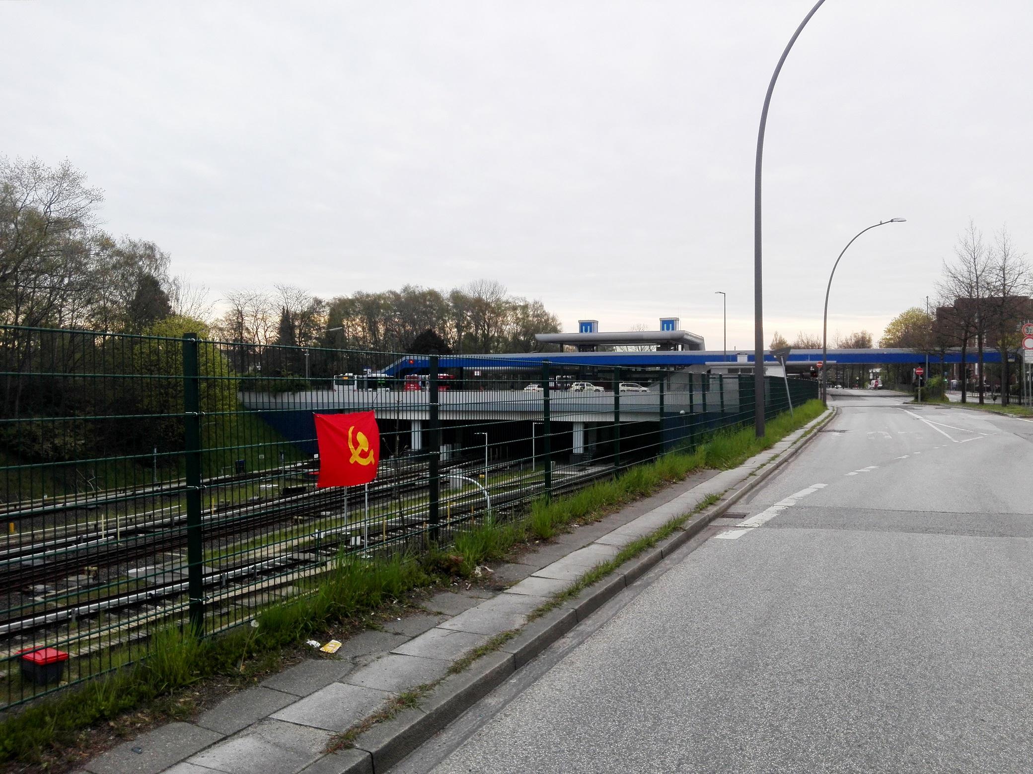 1. Mai 2021 Beflaggung Hamburg III