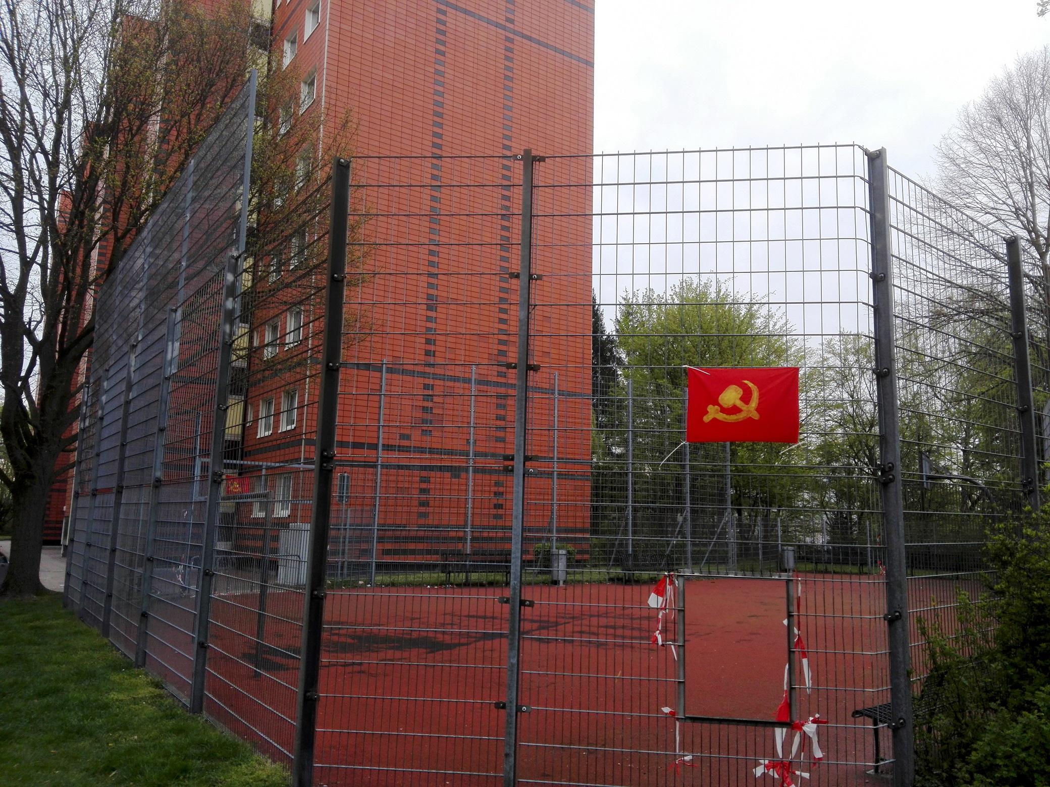 1. Mai 2021 Beflaggung Hamburg IX