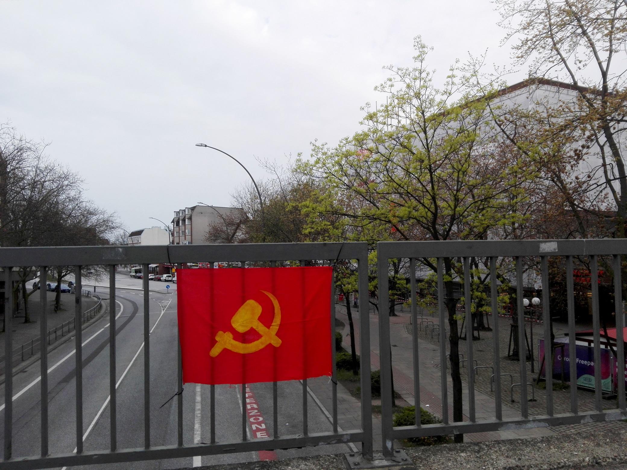 1. Mai 2021 Beflaggung Hamburg VI