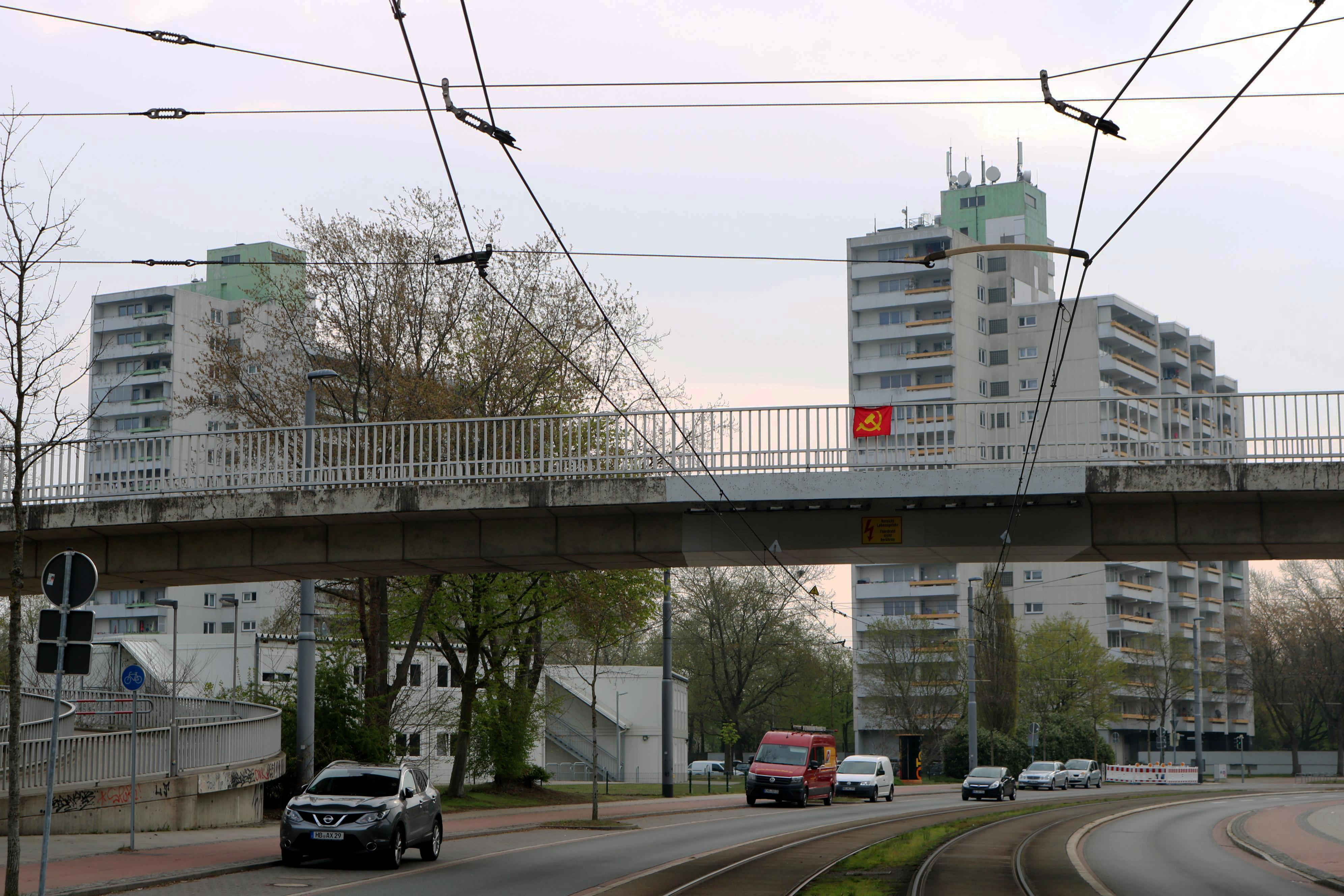 1. Mai 2021 Beflaggung Osterholz III