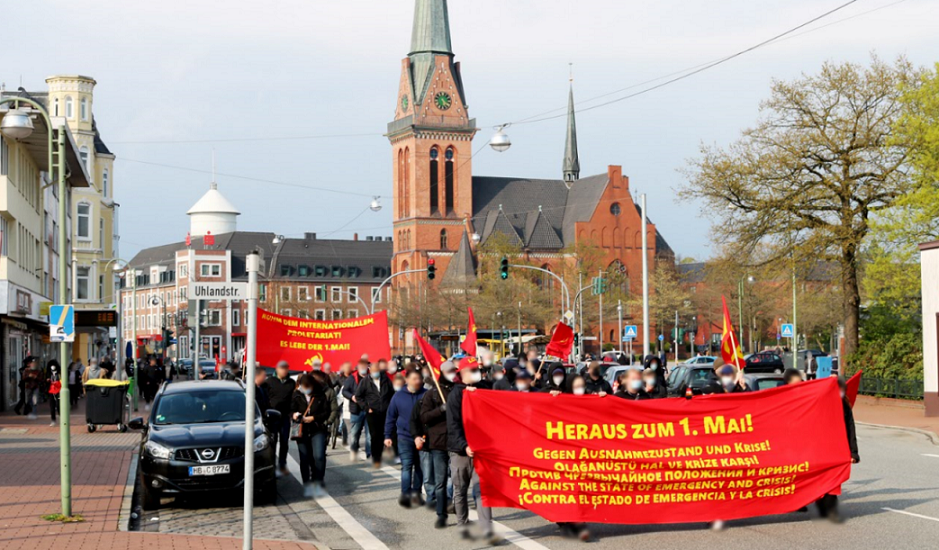 1. Mai Demonstration 2021 Bremerhaven 1