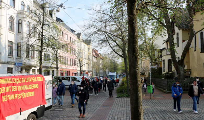 1. Mai Demonstration 2021 Bremerhaven 2