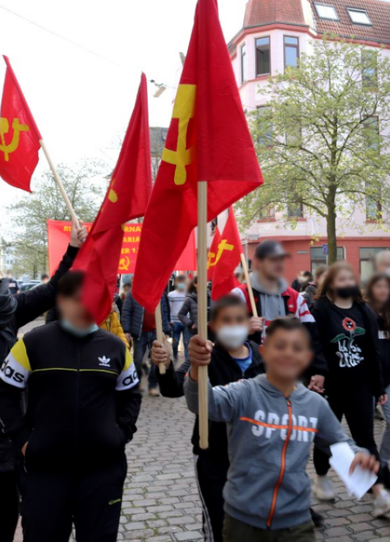 1. Mai Demonstration 2021 Bremerhaven 5