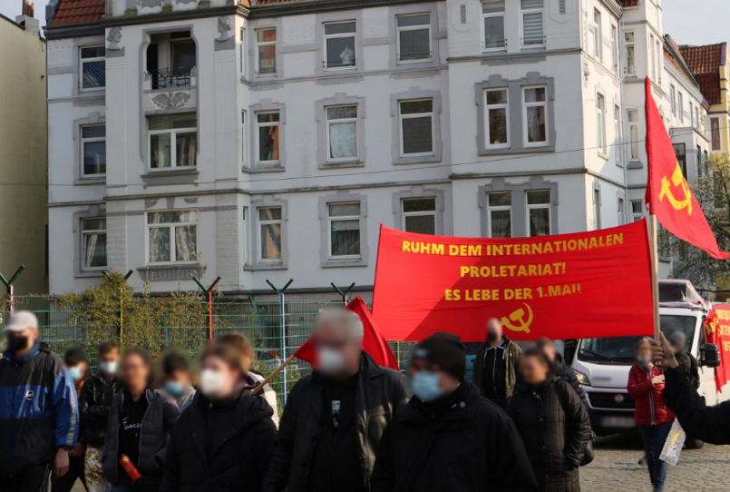 1. Mai Demonstration 2021 Bremerhaven 6