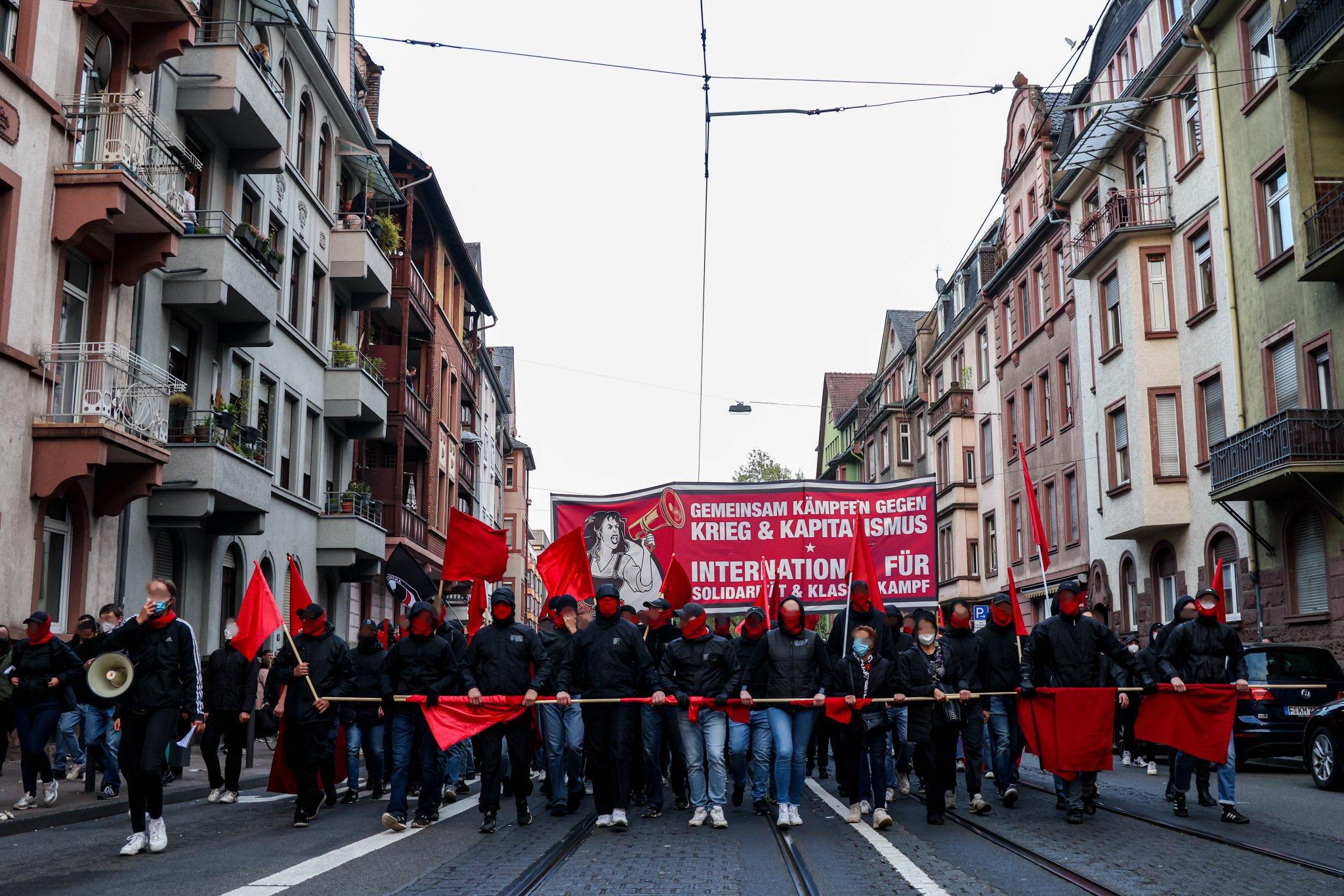 1. Mai 2022 Demonstration Frankfurt 2