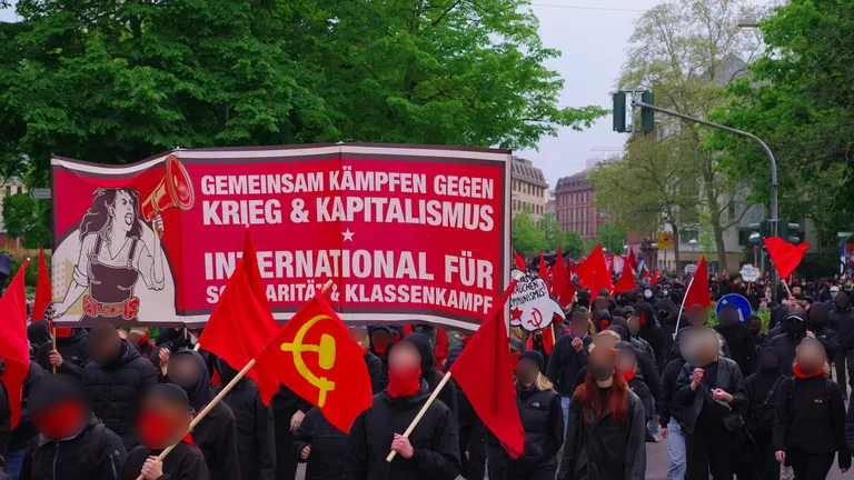 1. Mai 2022 Demonstration Frankfurt 4