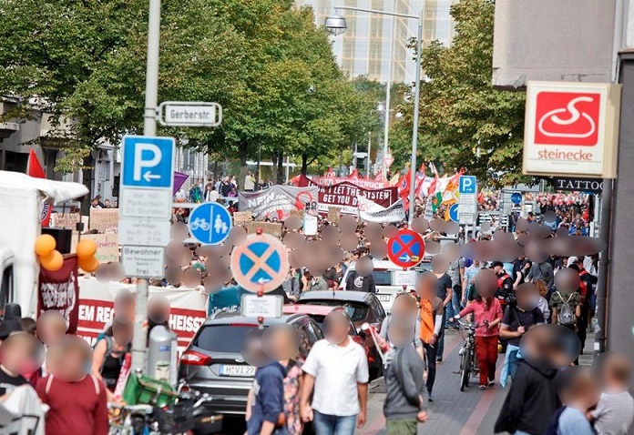 Demonstration gegen das neue Polizeigesetz in Hannover
