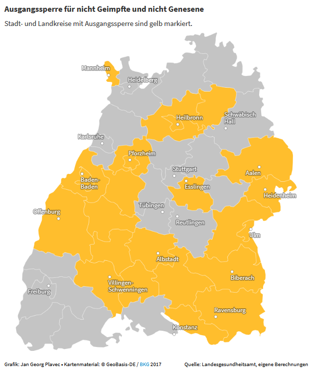 ausgangssperrenlandkreise