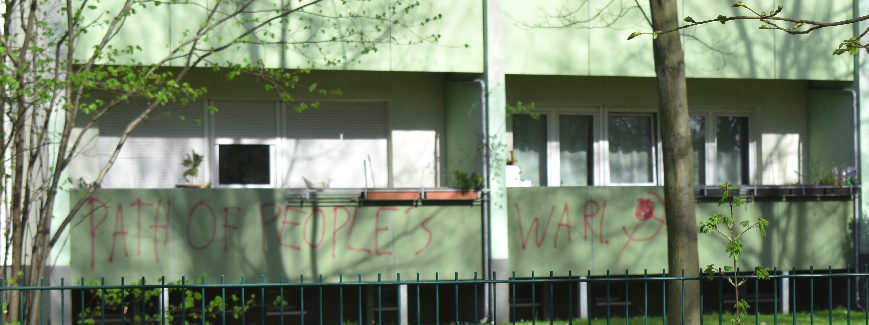 Grafitti in Solidarität mit dem Kampf der irischen Genossen 4