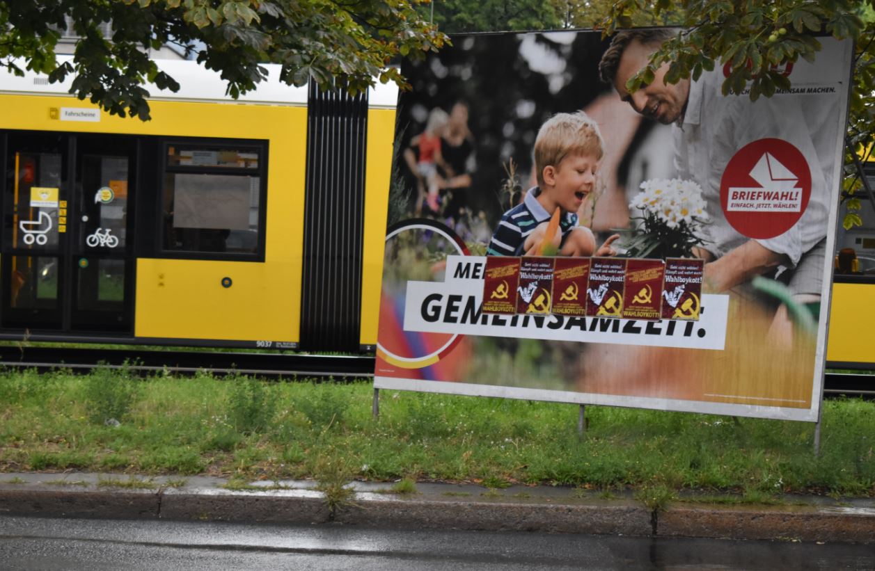 Wahlboykott Berlin 2021 Plakat Wedding 1