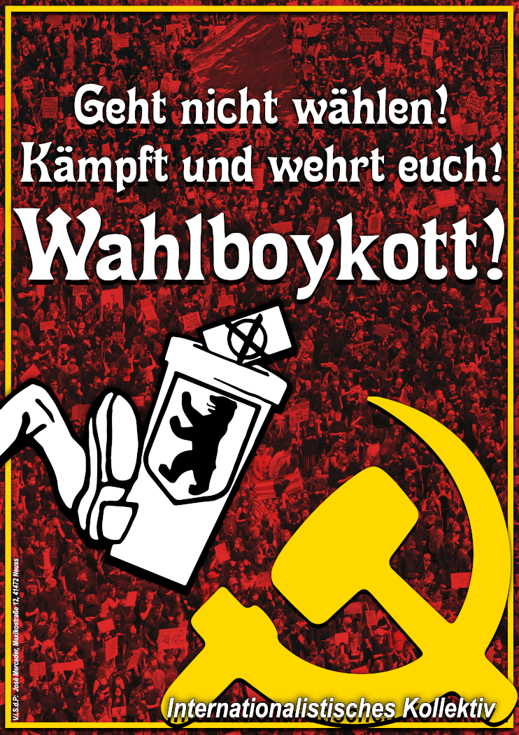 Wahlboykott Plakat Berlin 2021 neu 1