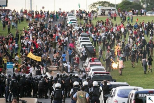 29 November Demonstration Brasilien