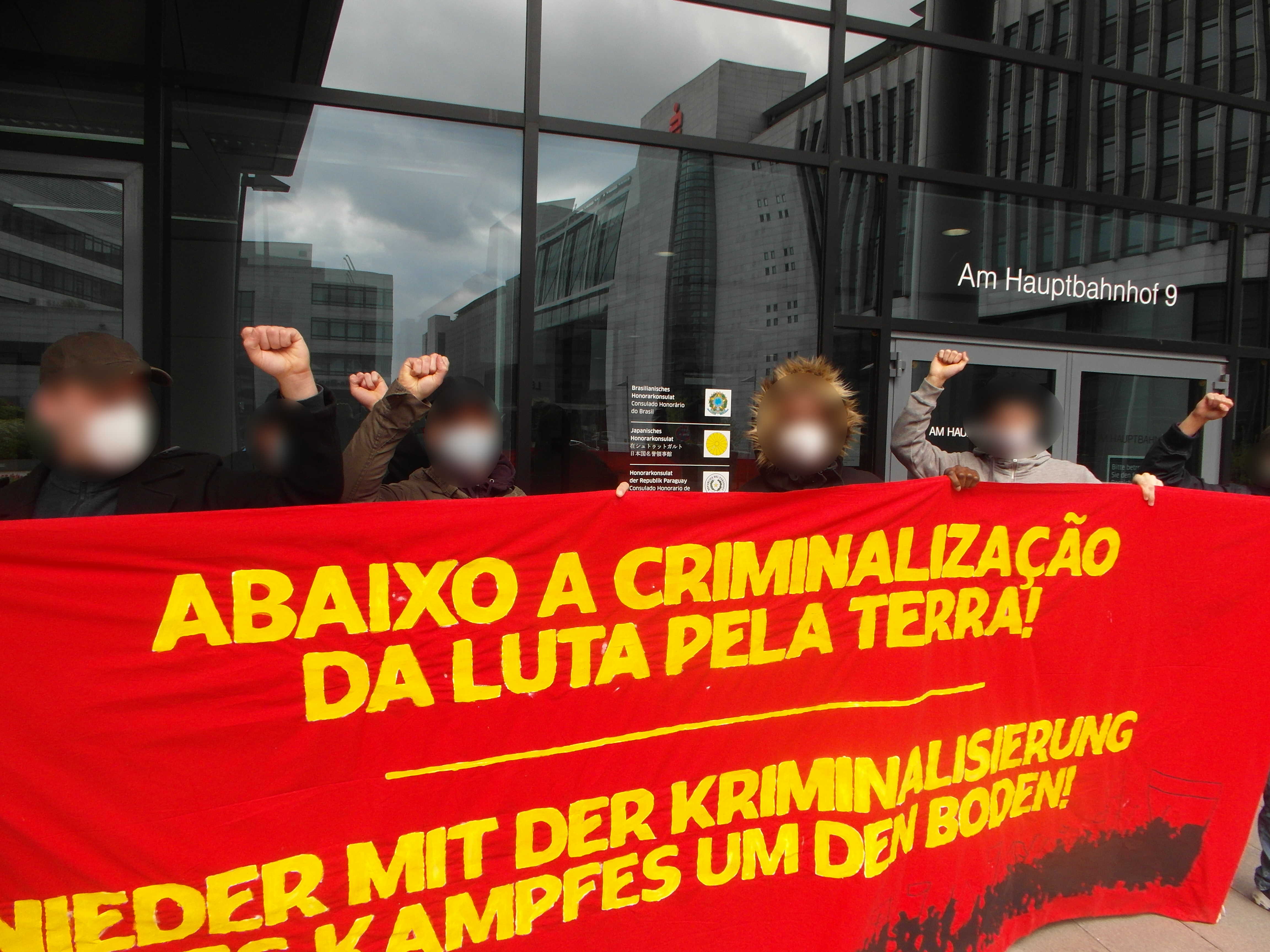 Rondonia Solidarität BRD Kundgebung Stuttgart
