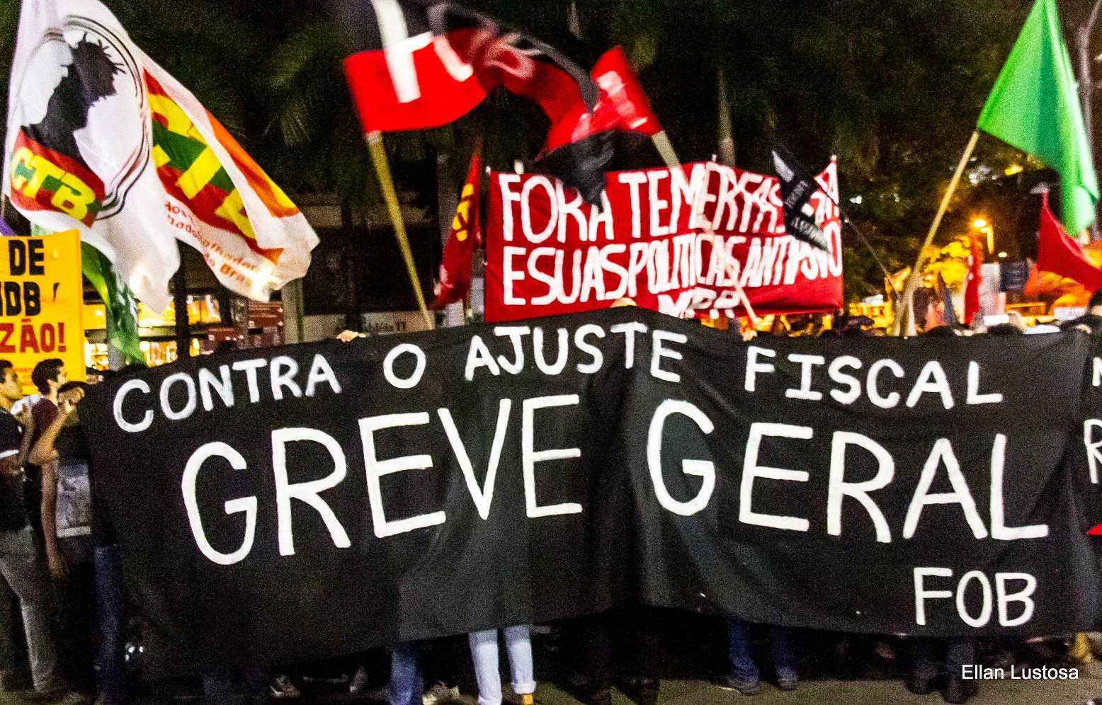 demonstration in rio