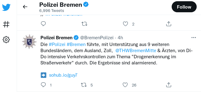 Polizei Twitter