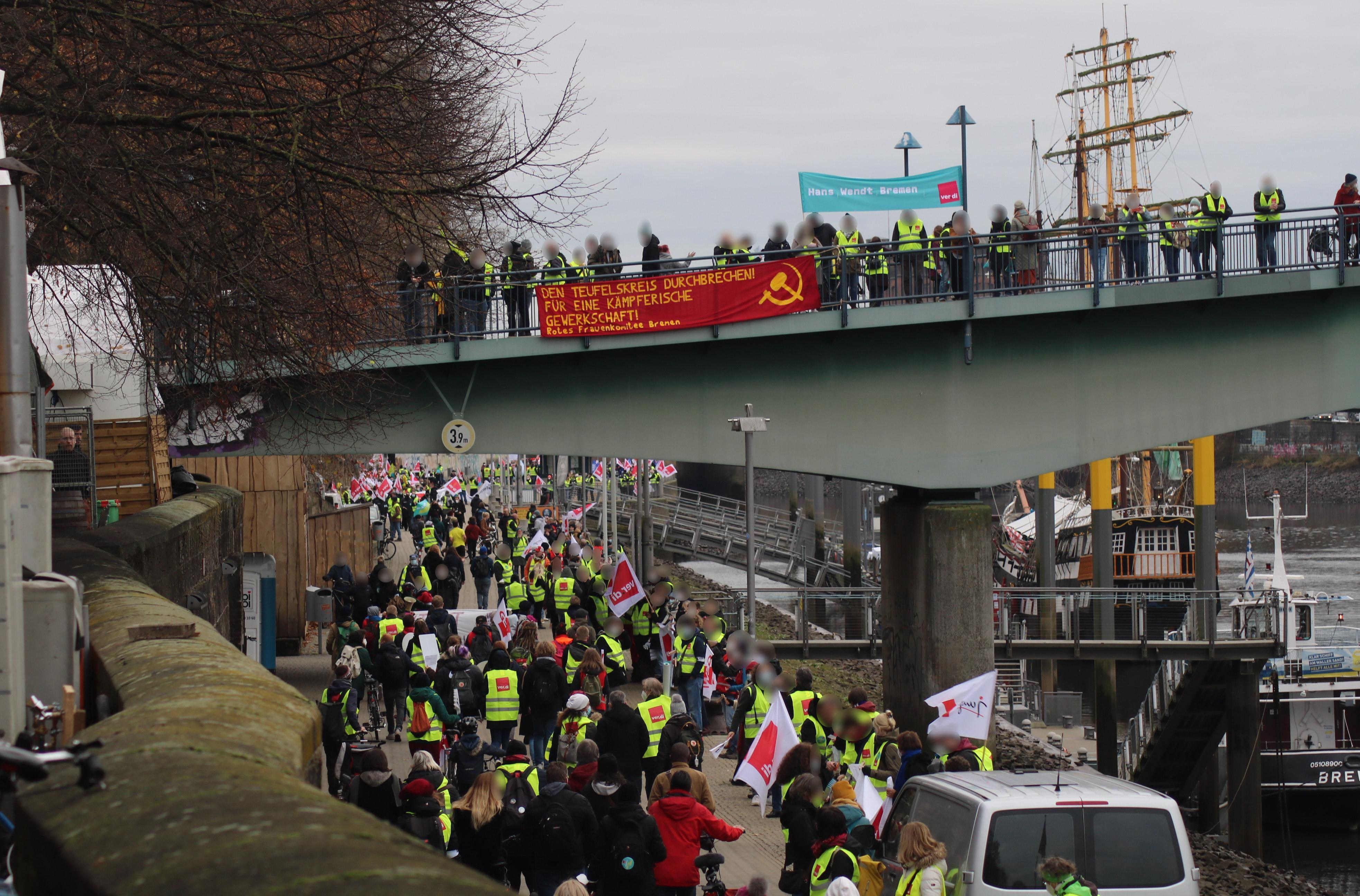 Öffentlicher Dienst Streik Bremen November 21 II