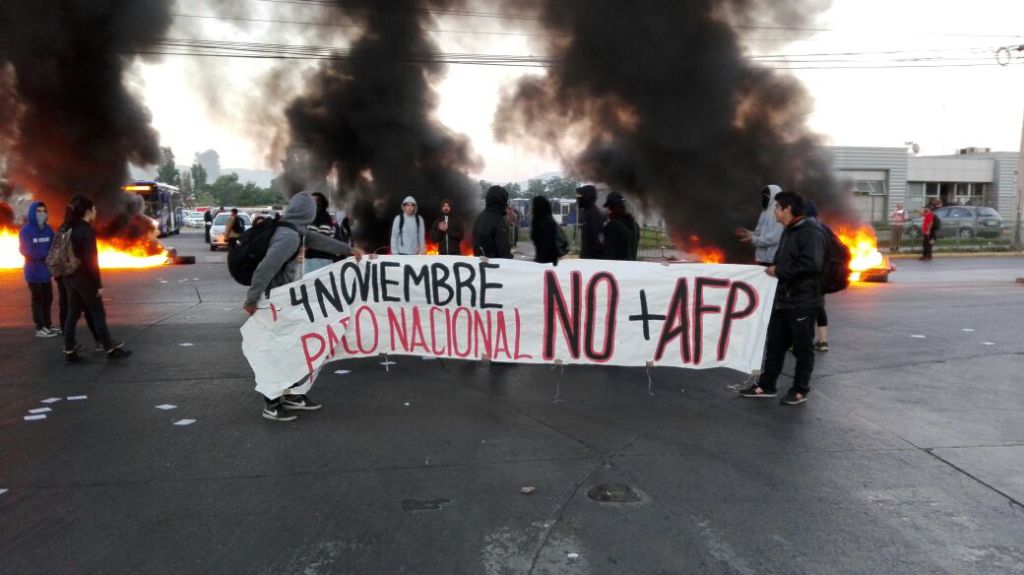 no afp militanter protest