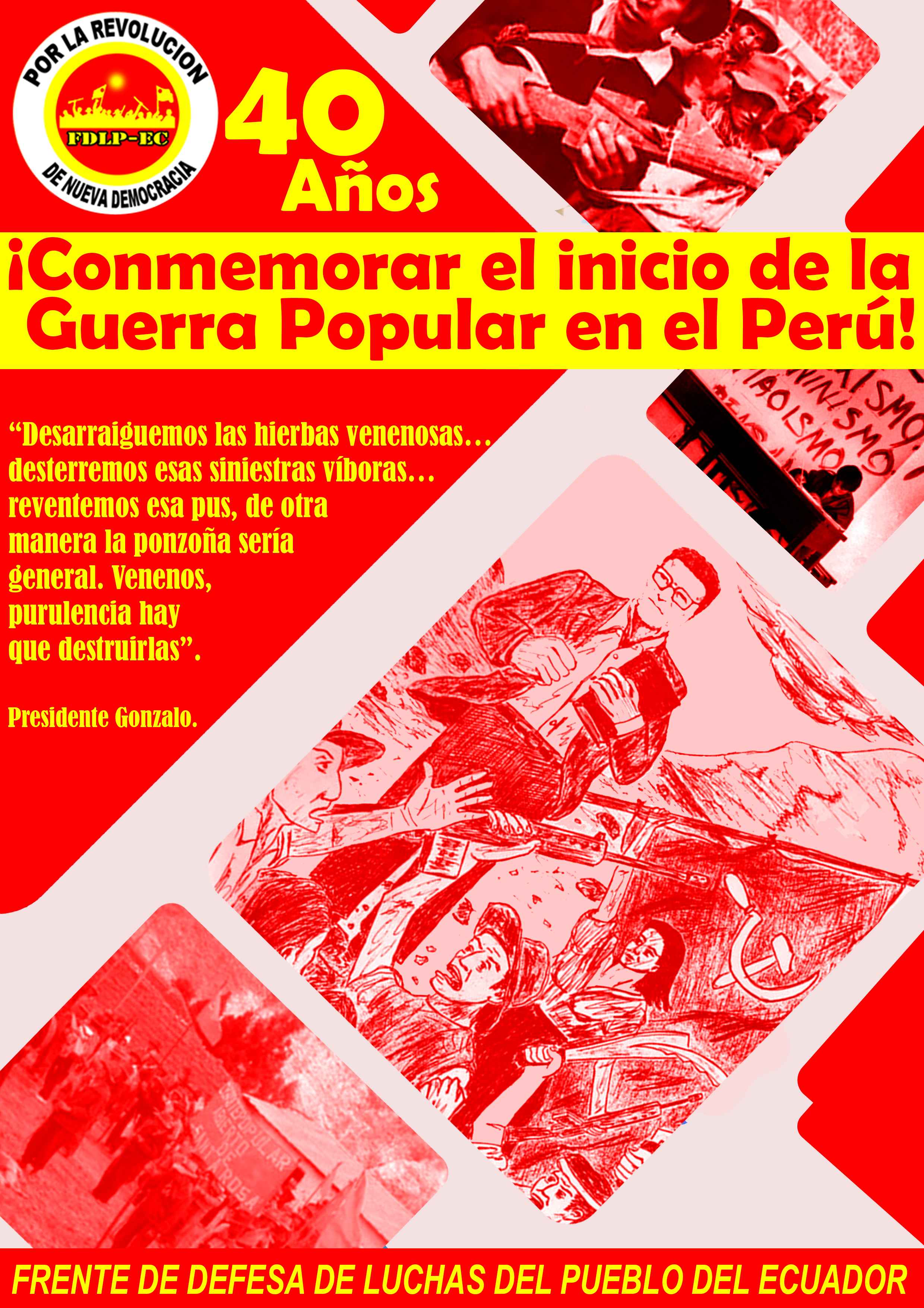 Conmemorar el inicio de la gurra popula del perú 2020 FDLP EC.2