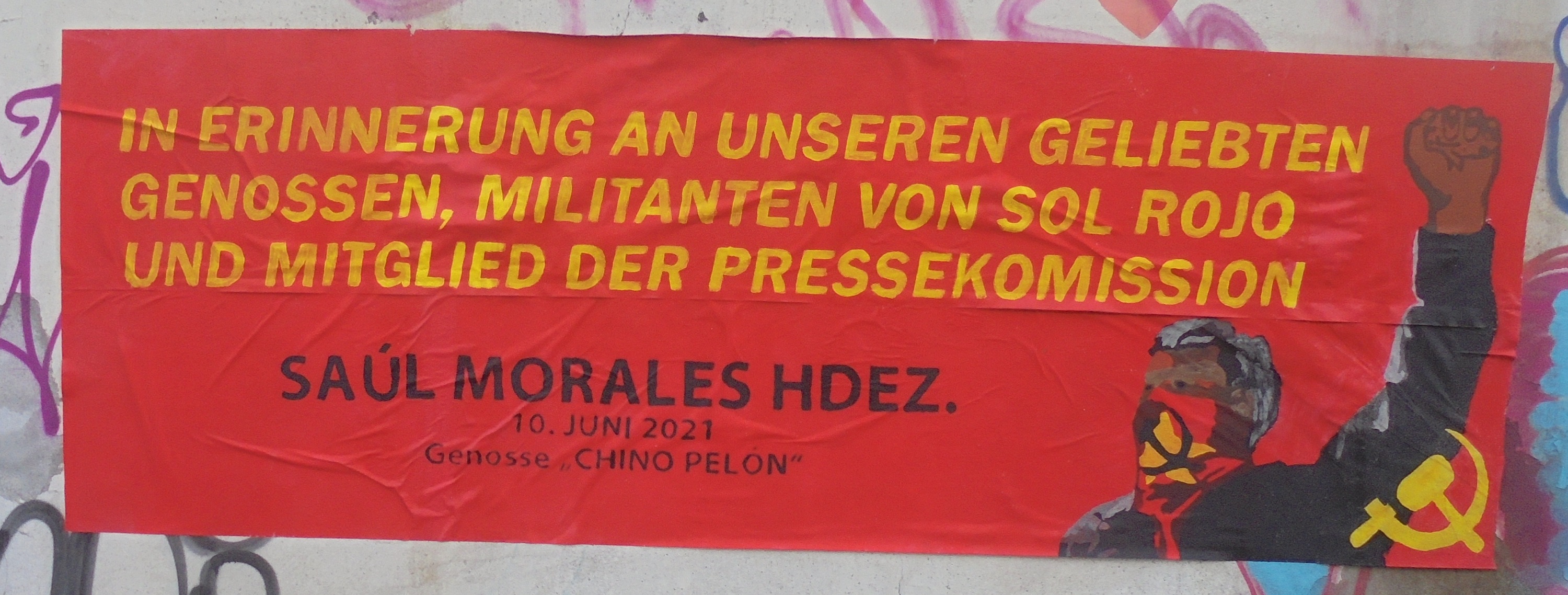 Gedenken Saul Morales Hdez 1