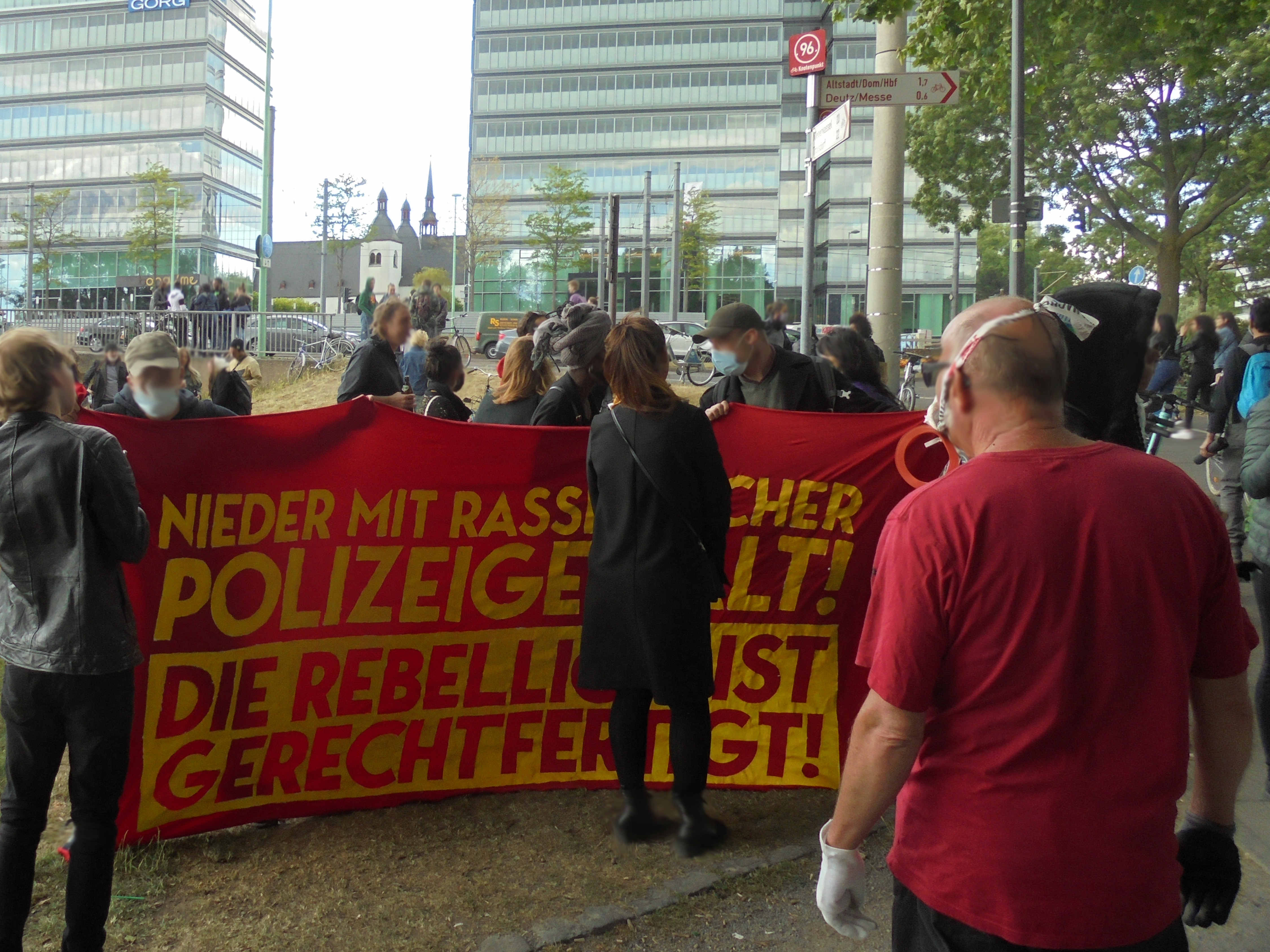 George Floyd Demonstration Koeln 1