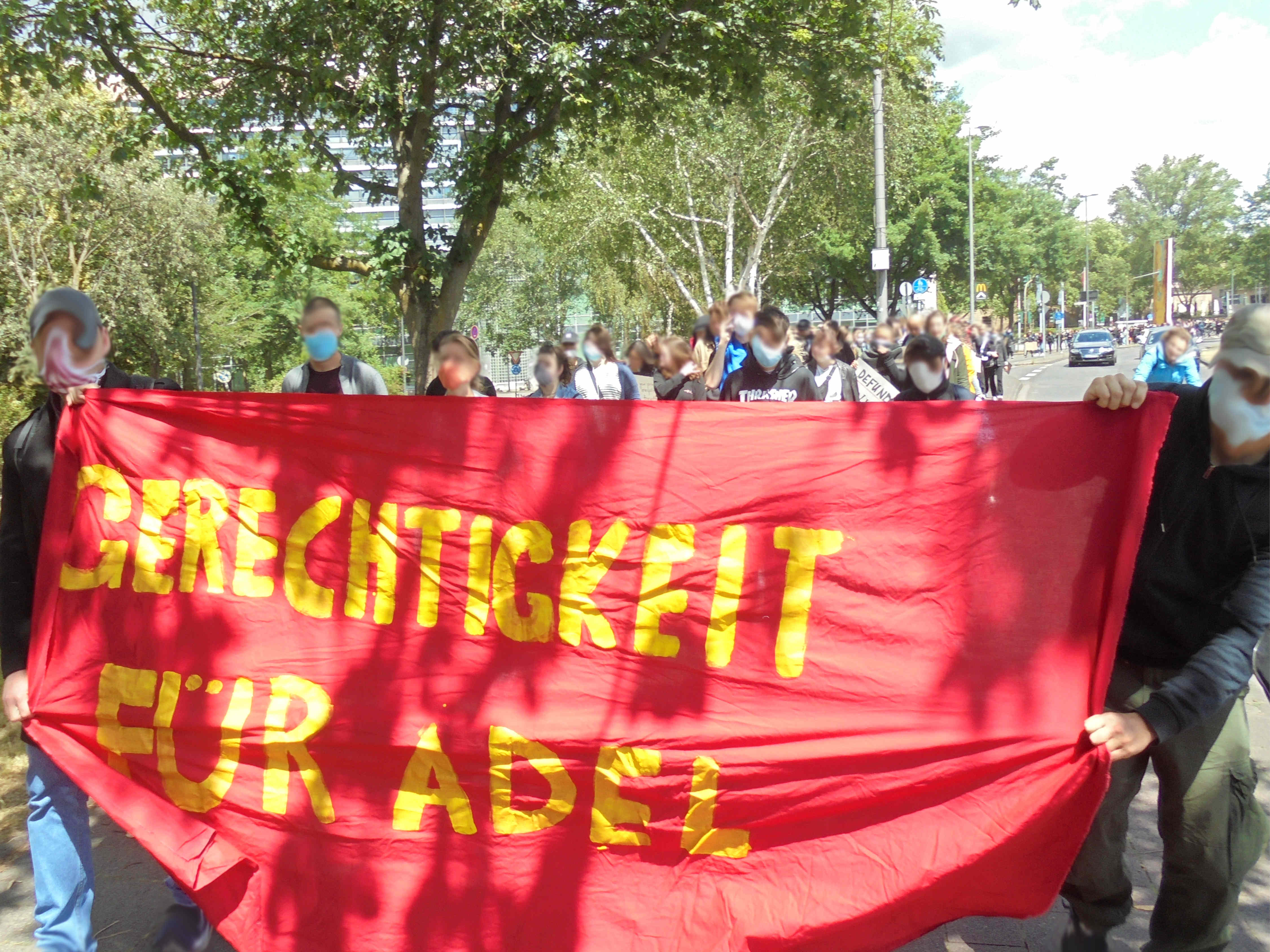 George Floyd Demonstration Koeln 1