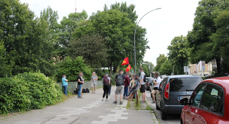 Hamburg Kundgebung für revolutionäre Gefangene August2020 2