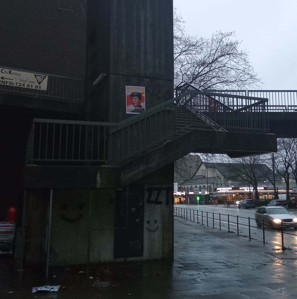 Hamburg Plakate zur Feier des 130 Jahrestages der Geburt des Vorsitzenden Mao 2