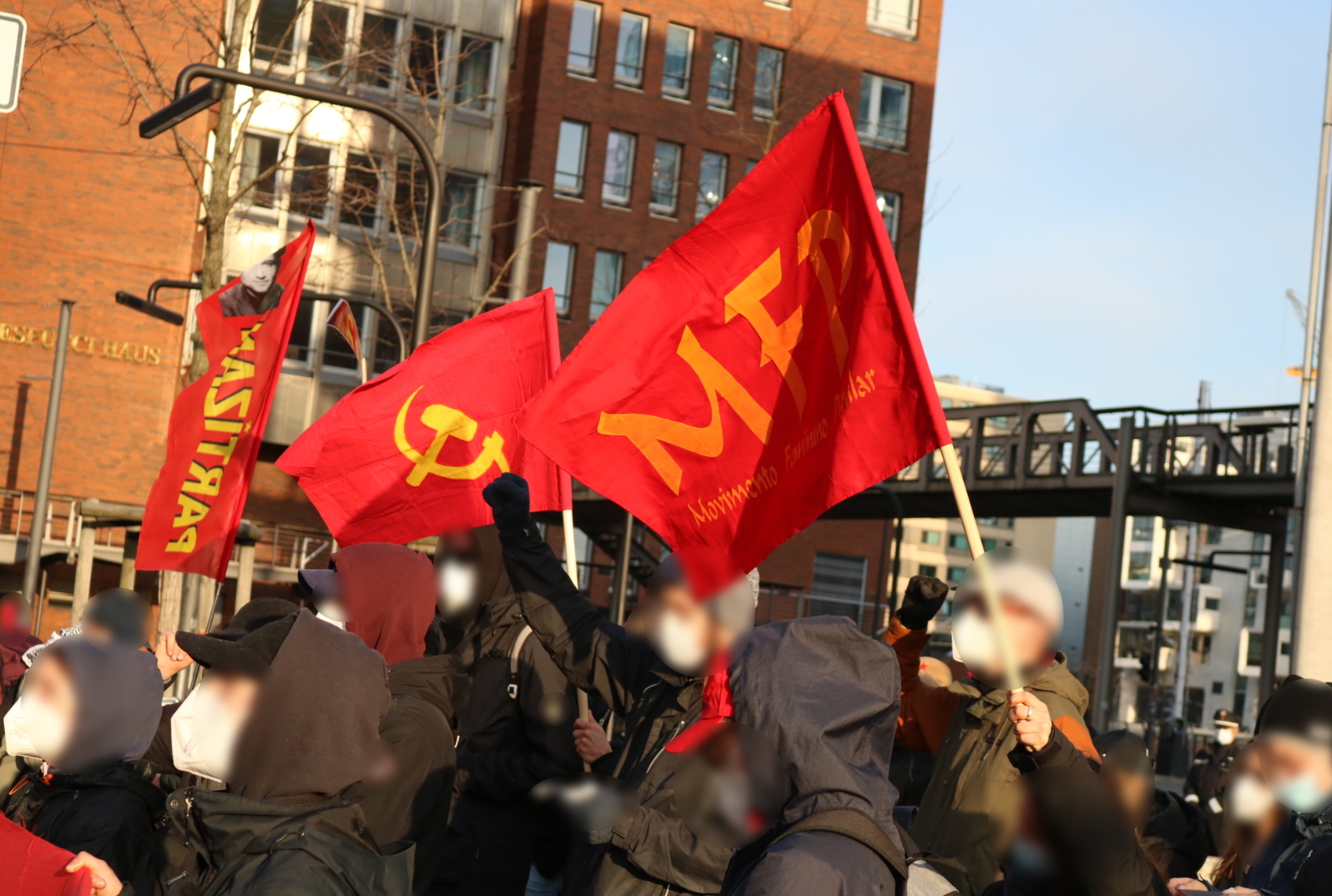 Solidaritätskundgebung Bauern Brasilien Hamburg 2021 II