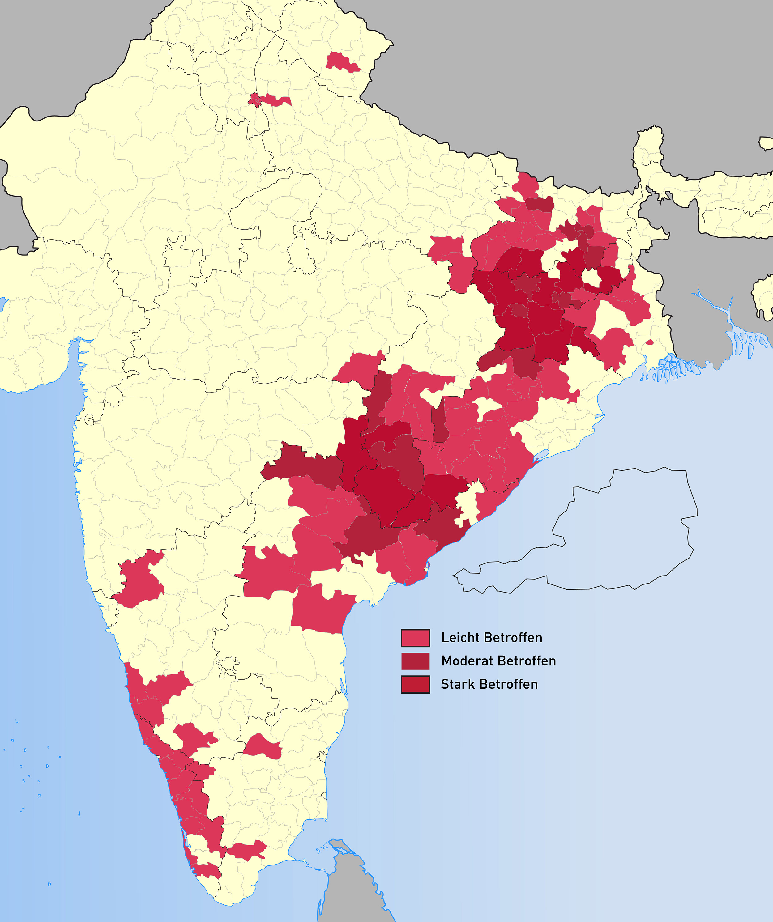 India locator map