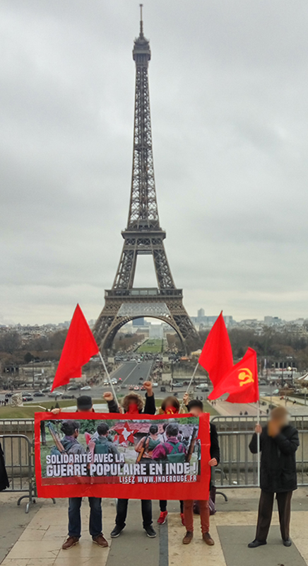 paris kundgebung indien