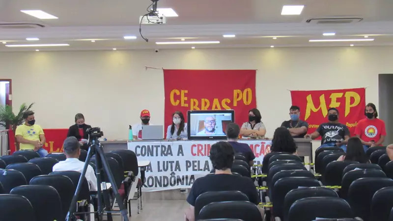 11 ato publico denuncia a criminalizacao e violencia contra camponeses indigenas e quilombolas em rondonia
