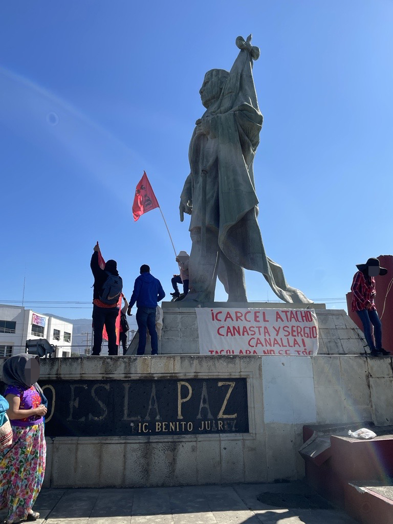 Oaxaca Bericht über den Tag des Kampfes für Gerechtigkeit Land und Freiheit 7