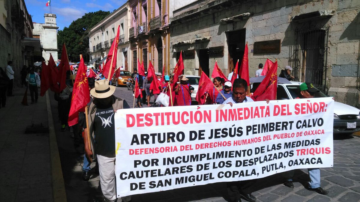 Demonstration Mexiko Sol Rojo 11