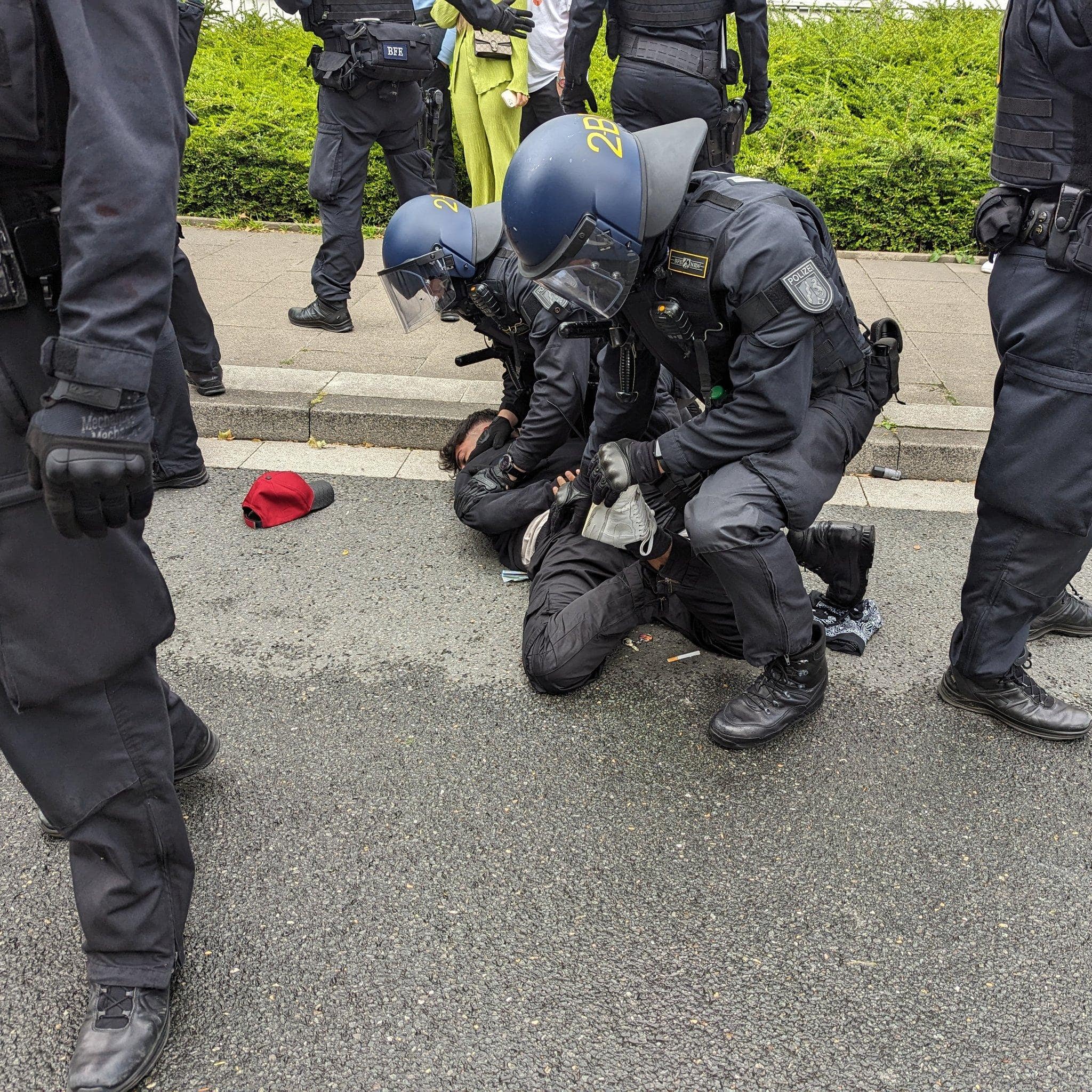 demo gegen PolizeigewaltHerford 1