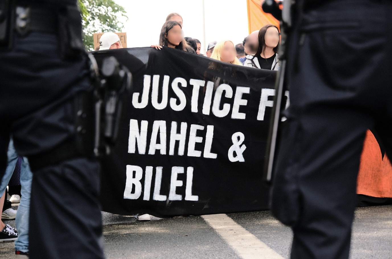 demo gegen PolizeigewaltHerford 2