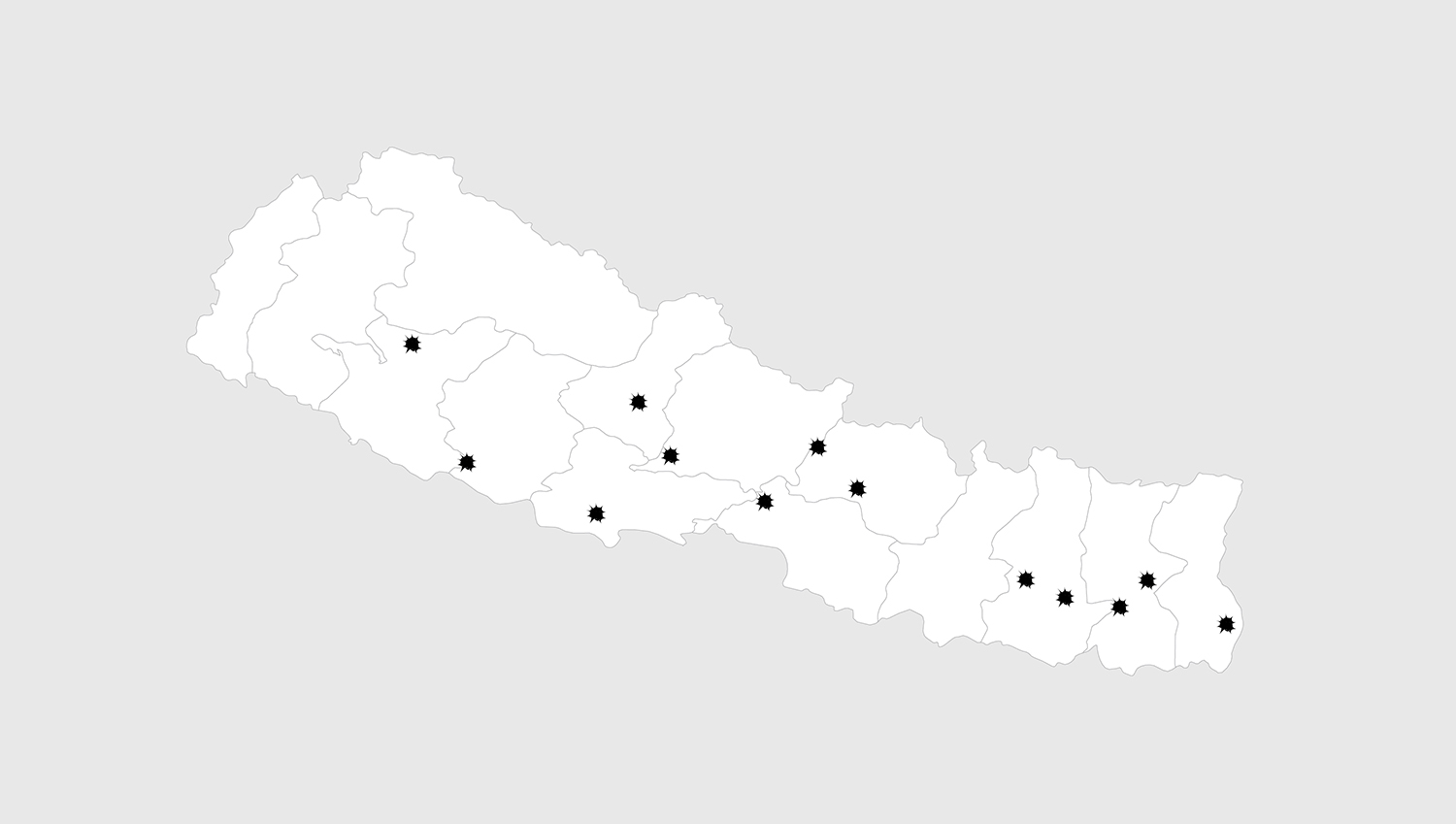 Nepal Map IED