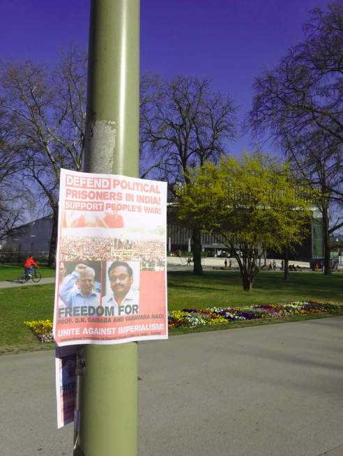 Österreich Solidarität mit den politischen Gefangenen in Indien8