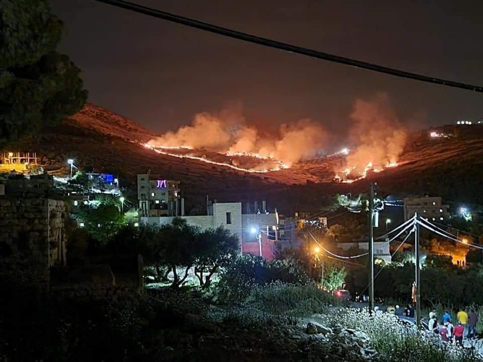 Brände Nablus
