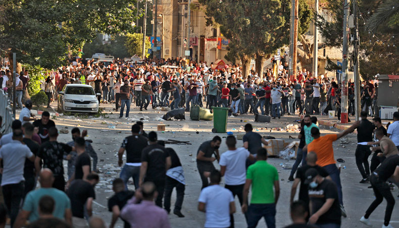 Demonstration gegen die PA in Ramallah 2021 II