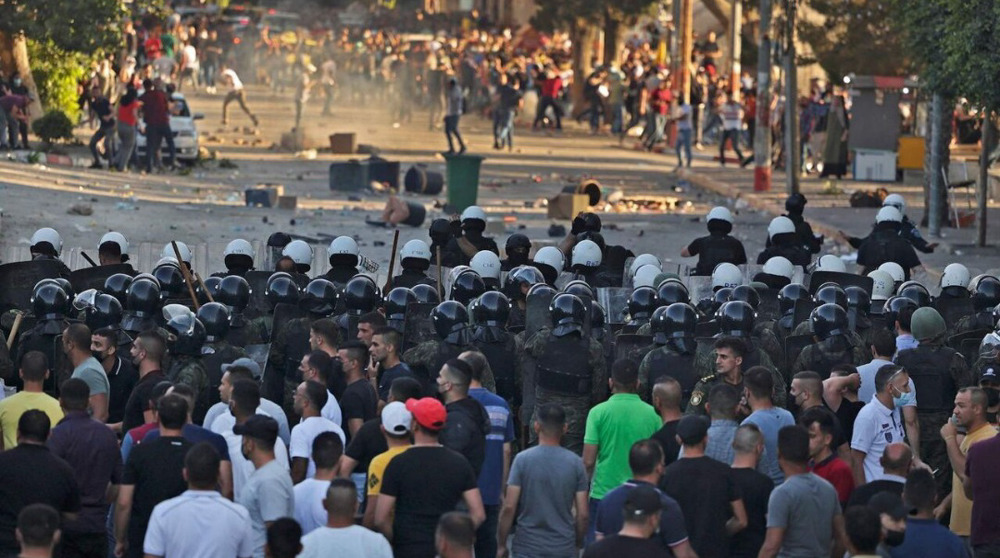 Demonstration gegen die PA in Ramallah 2021 III