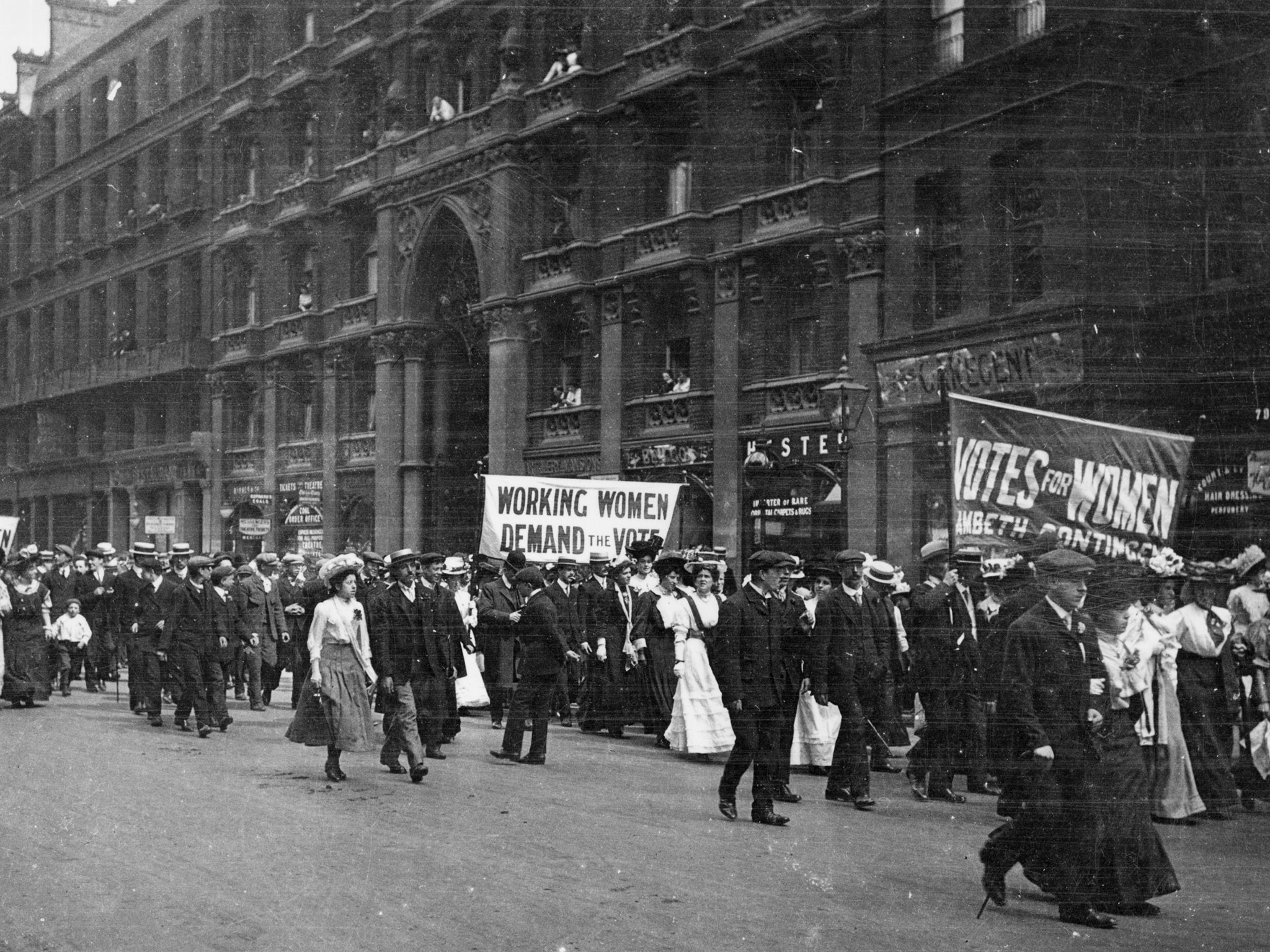 Suffragetten Demonstration