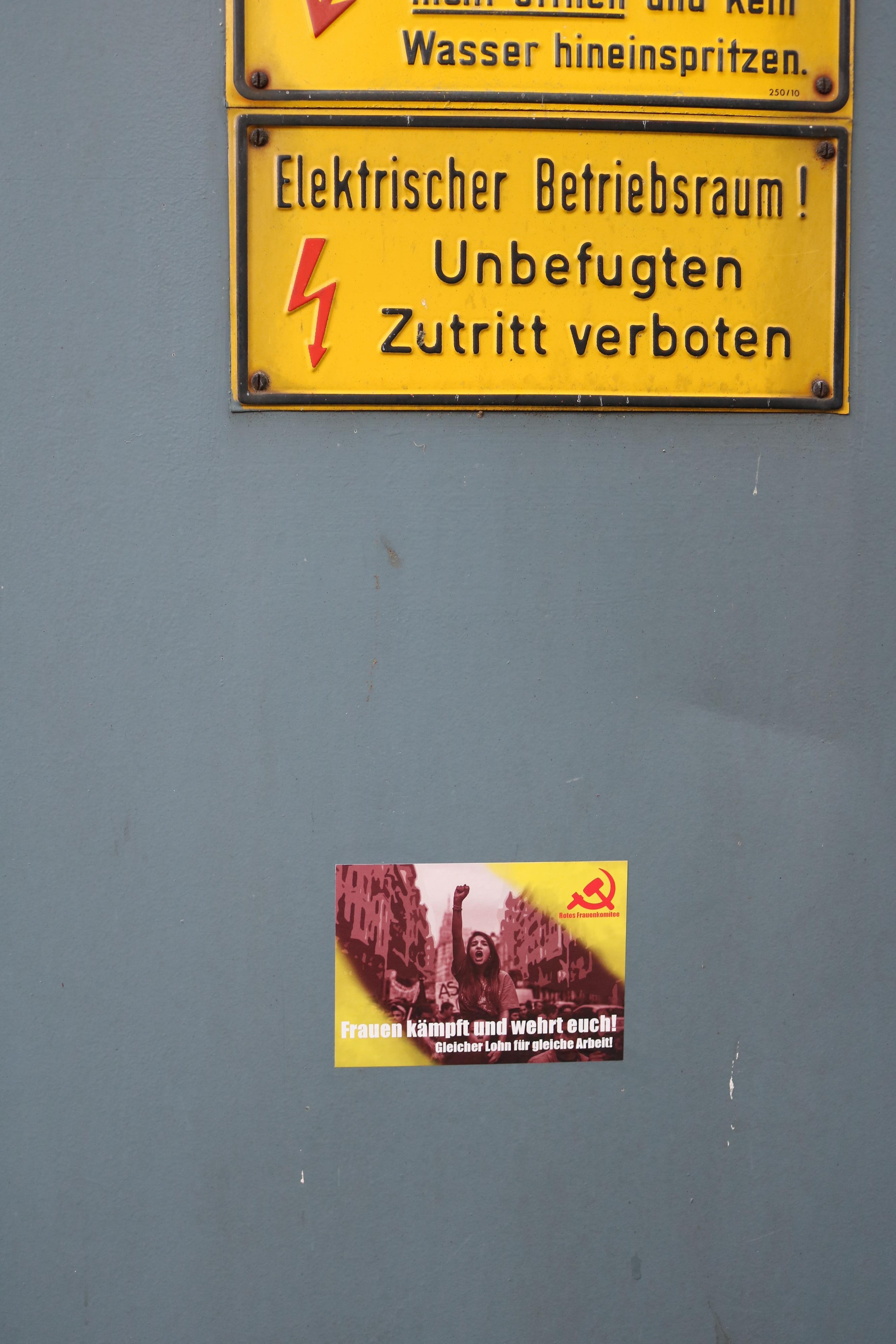 rotes frauenkomitee sticker 3 