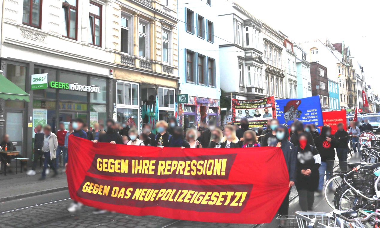 Demo gegen das neue Polizeigesetz Bremen 2