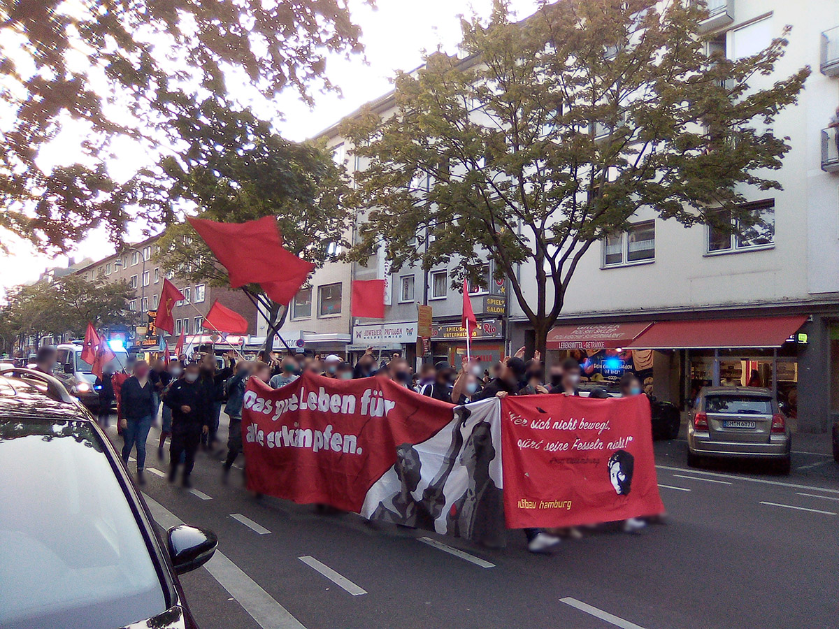 Roter Aufbau Demo 1