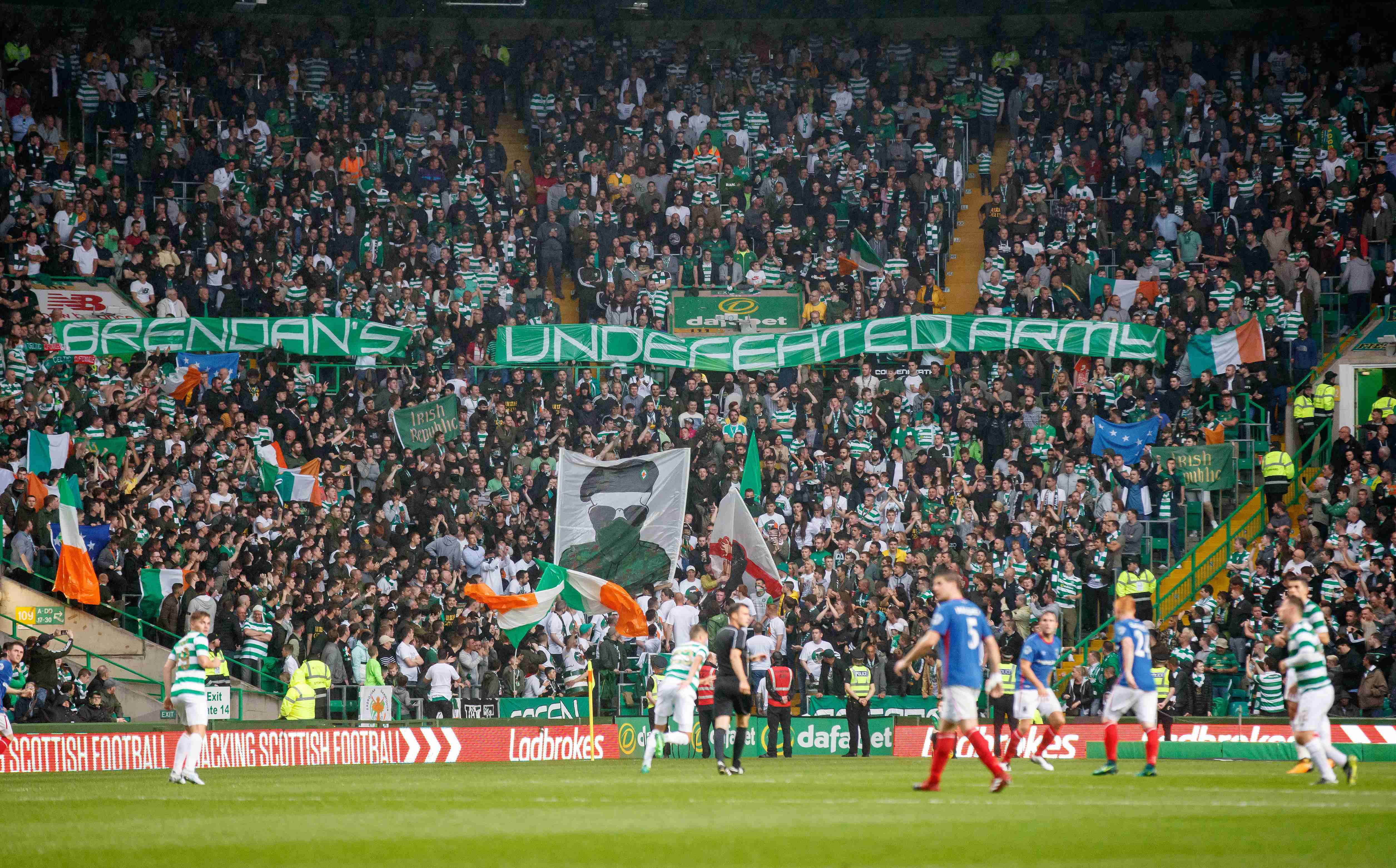 Celtic Park Green Brigade