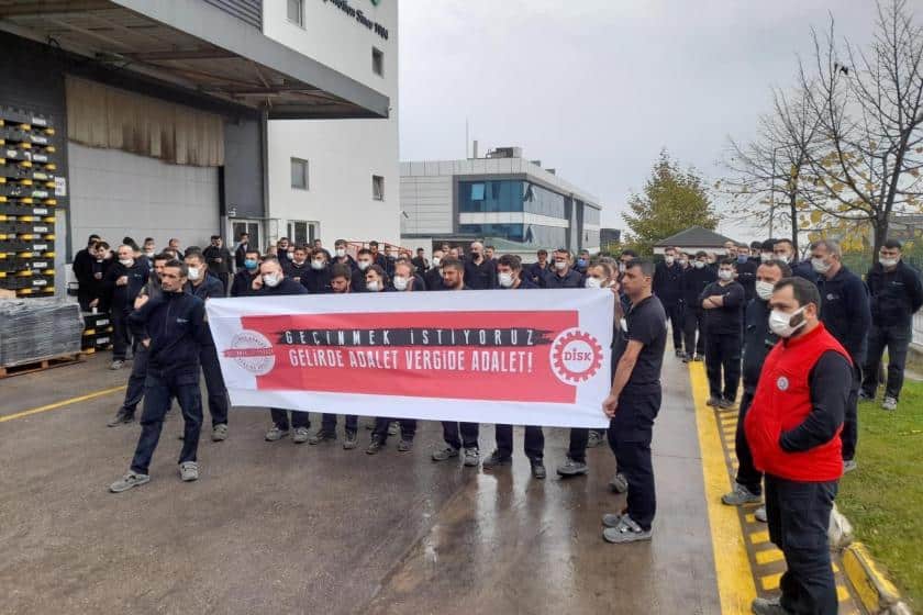 Metallarbeiter Türkei Tageskampf 2021 B